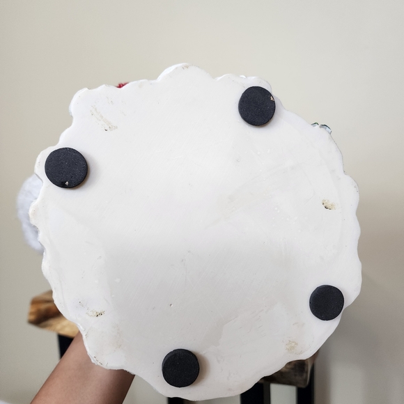 Vintage 17" Santa Claus Figurine with Reindeer & Toys Old World Santa - Picture 14 of 16